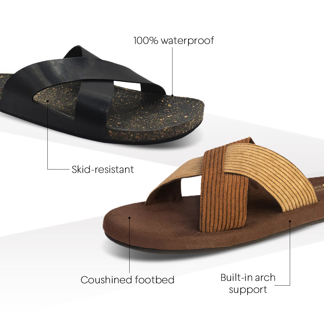 The VersaStyle Men’s Slides Duo