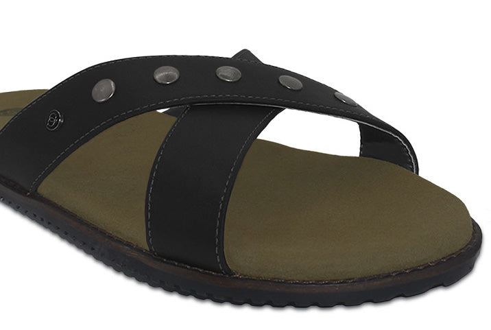 Crossover Design with metal rivets