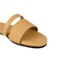 Tev Cloak Vegan Leather Yellow Women Slides - Image 5 - Paaduks