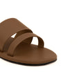 Tev Cloak Vegan Leather Brown Men Slides - Image 5 - Paaduks