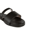 Tev Cloak Vegan Leather Black Women Slides - Image 5 - Paaduks