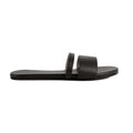 Tev Cloak Vegan Leather Black Women Slides - Image 3 - Paaduks