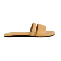 Tev Cloak Vegan Leather Yellow Women Slides - Image 3 - Paaduks