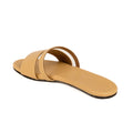 Tev Cloak Vegan Leather Yellow Women Slides - Image 6 - Paaduks