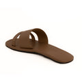 Tev Cloak Vegan Leather Brown Men Slides - Image 6 - Paaduks
