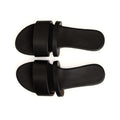 Tev Cloak Vegan Leather Black Women Slides - Image 8 - Paaduks