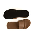 Tev Cloak Vegan Leather Brown Men Slides - Image 4 - Paaduks