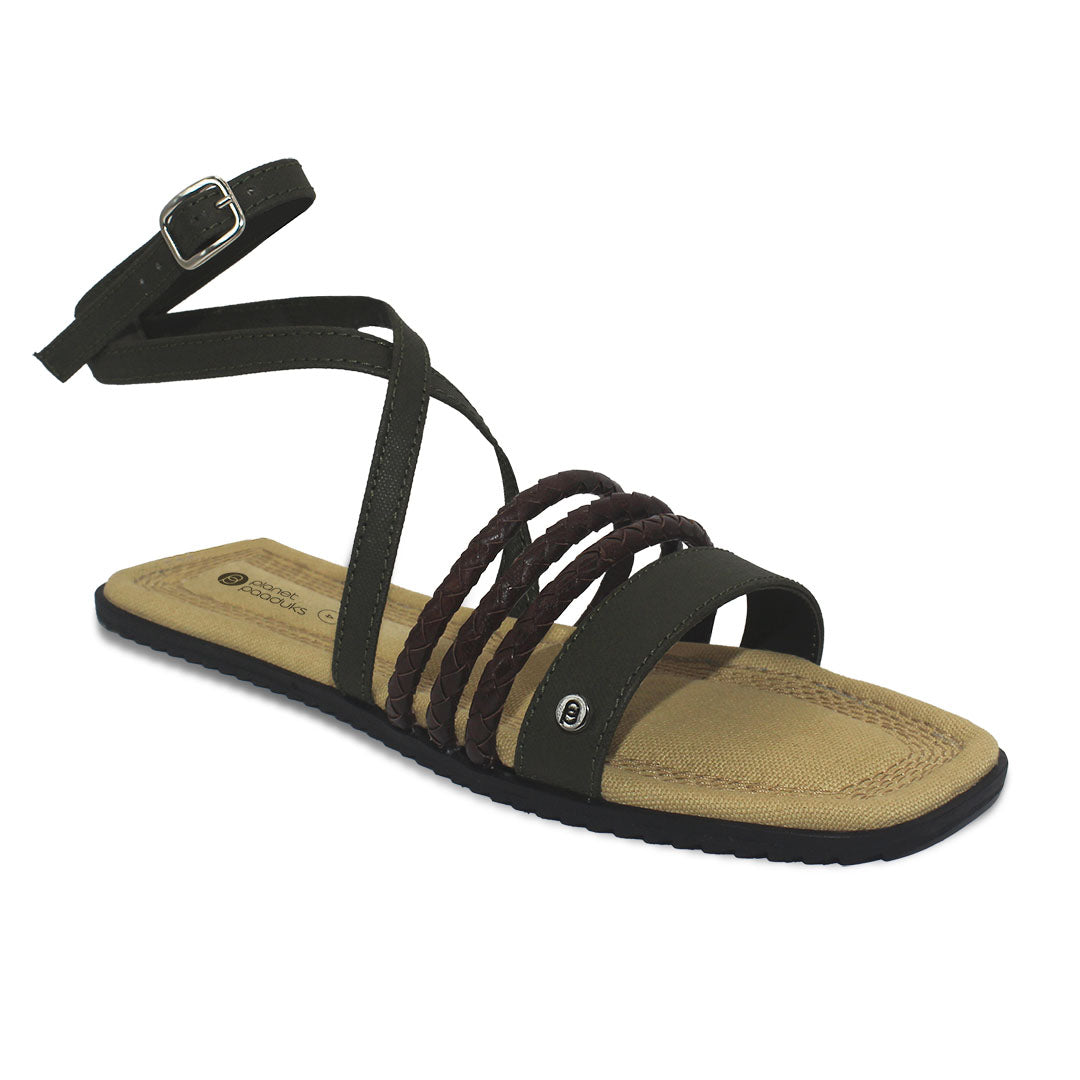 Veya Green Sandals Women