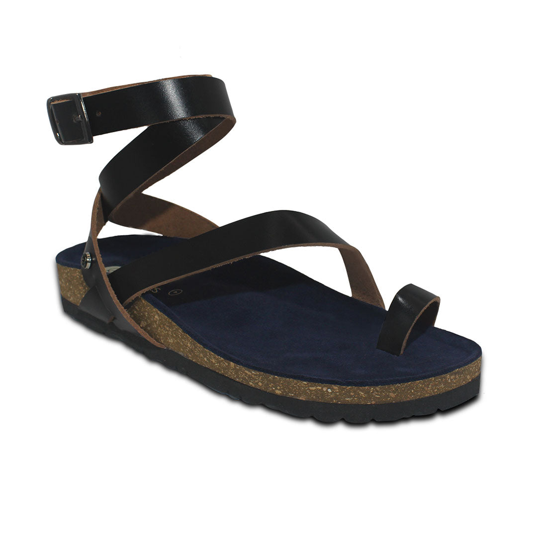 Ensa Black Sandals Women
