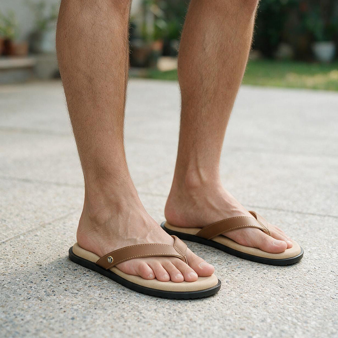 Gara Beige Flip flops Men