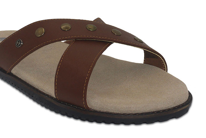 Crossover Design with metal rivets