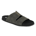 Finn Luxe Cloak Corduroy Grey Men Slides - Paaduks