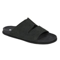 Finn Luxe Cloak Corduroy Black Men Slides - Paaduks