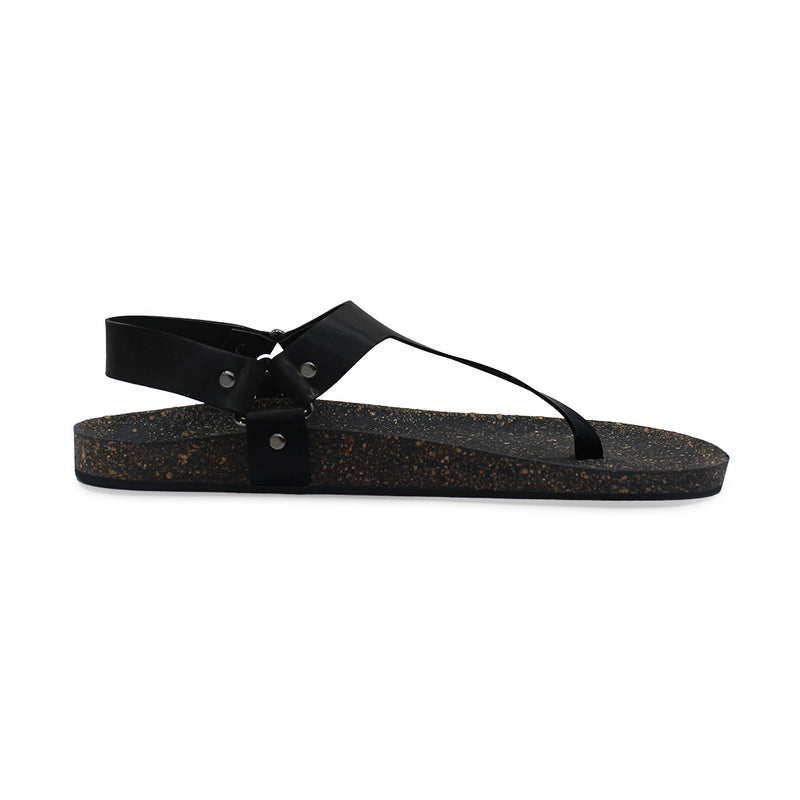 Kumo Black Sandals Men