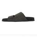 Finn Luxe Cloak Corduroy Grey Men Slides - Image 3 - Paaduks