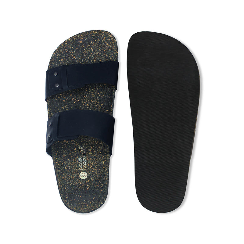 Sora Dark Blue Slides Men