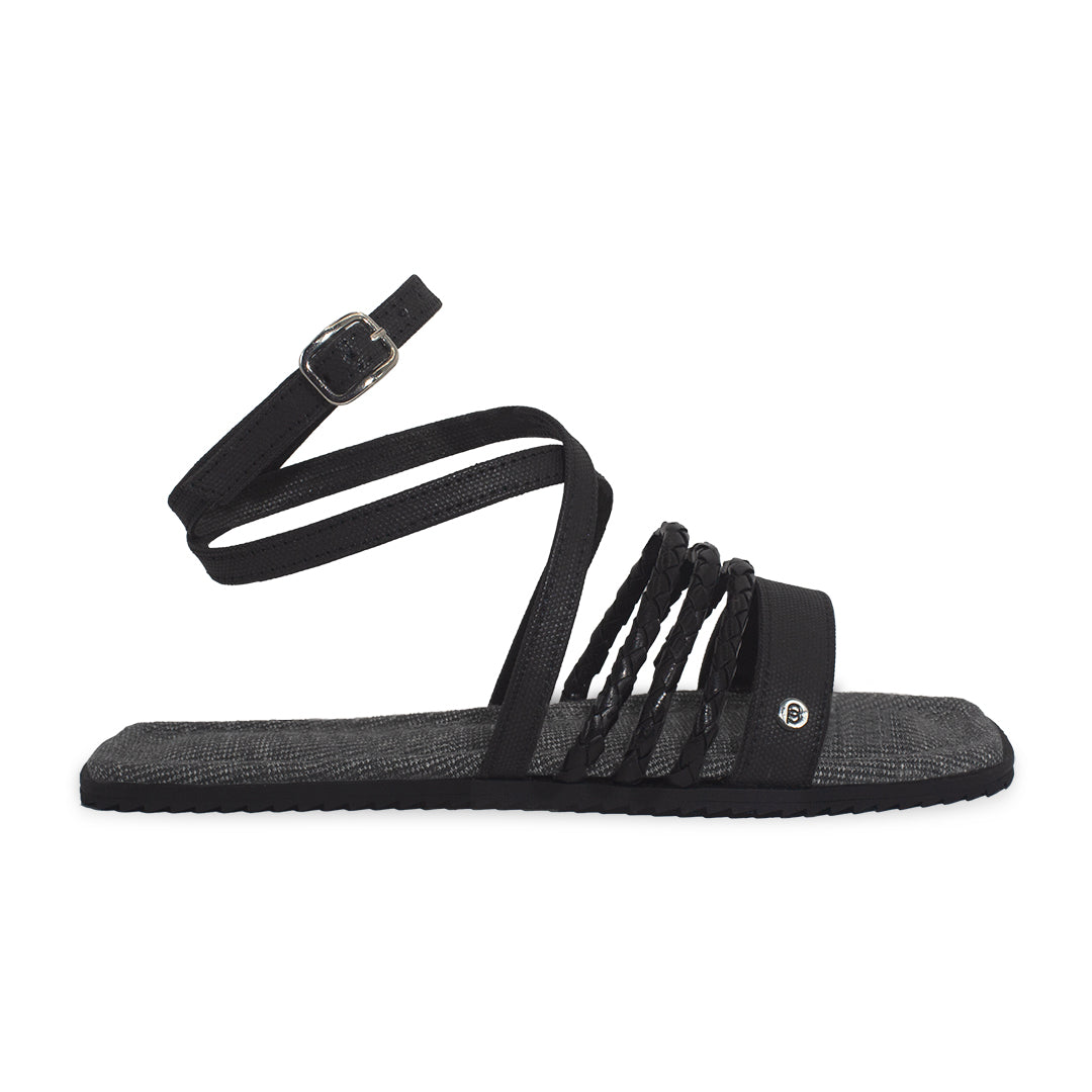 Veya Black Sandals Women