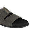 Finn Luxe Cloak Corduroy Grey Men Slides - Image 4 - Paaduks