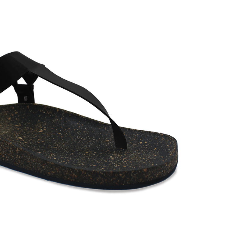 Kumo Black Sandals Men