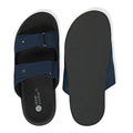 Zen Luxe Dual-Strap Vegan Suede Blue Men Slides - Image 6 - Paaduks