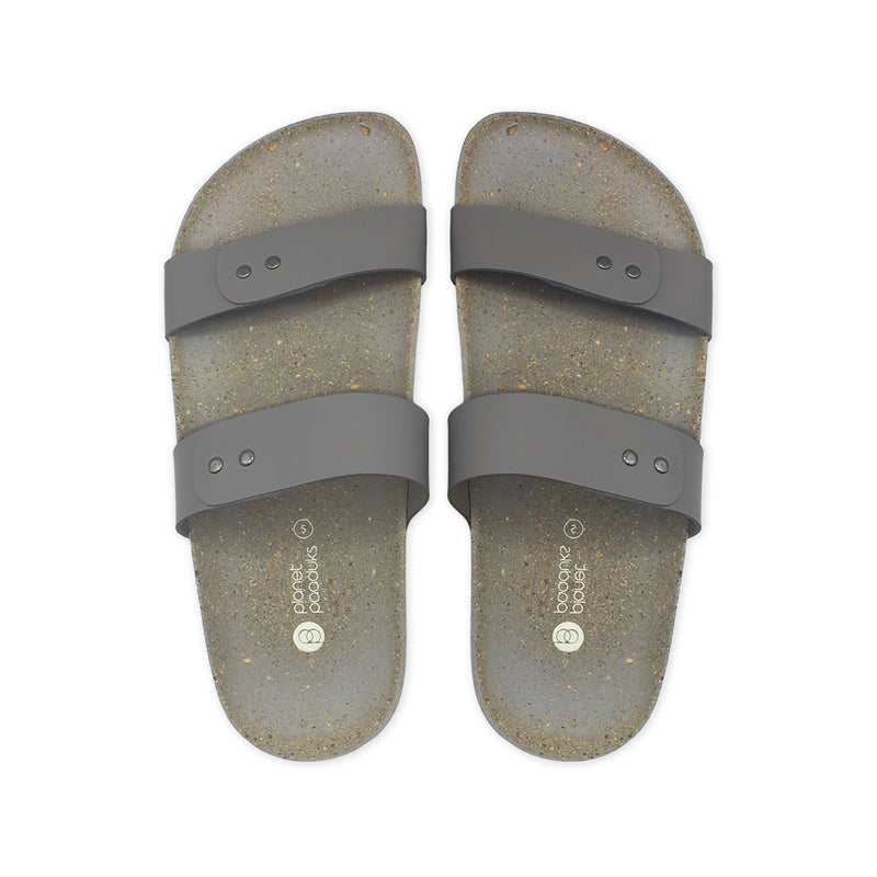 Yume Grey Slides Women