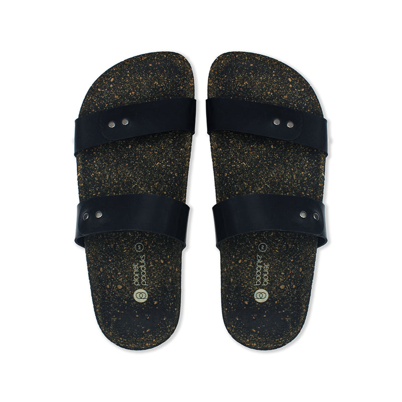 Yume Black Slides Women