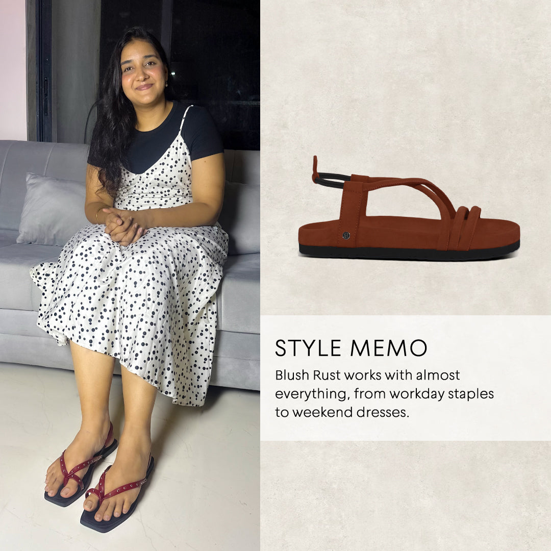 Blush Rust Sandals Women