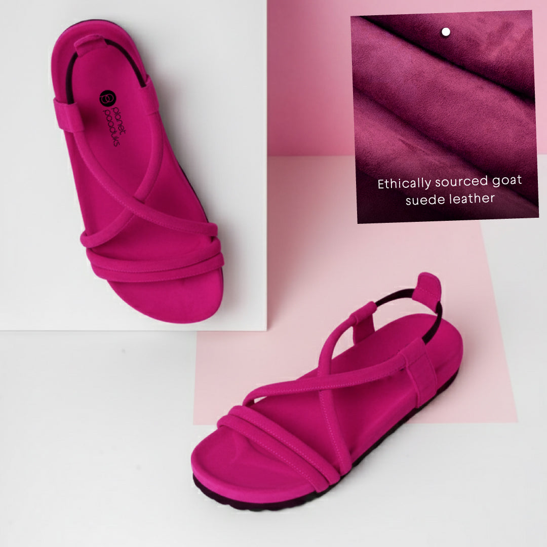 Blush Fuchsia Pink Women Sandals
