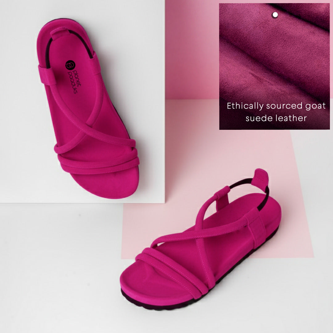 Blush Fuchsia Pink Women Sandals