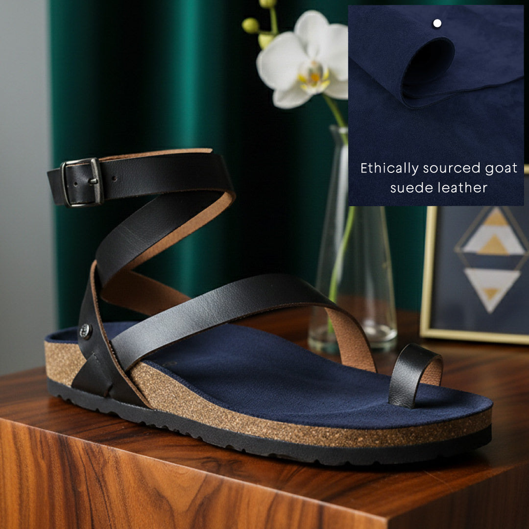 Ensa Black Sandals Women