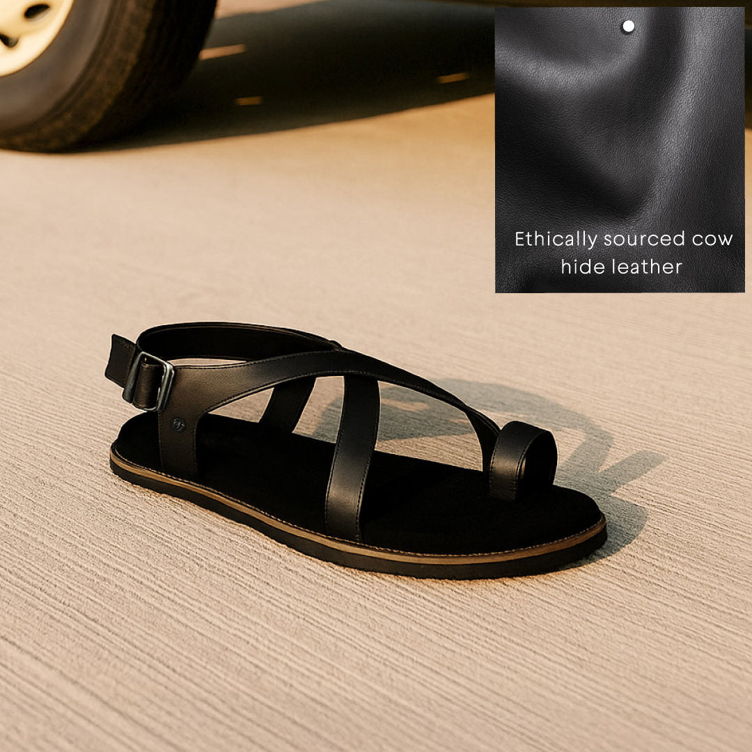 Sko Pro Black Sandals Men