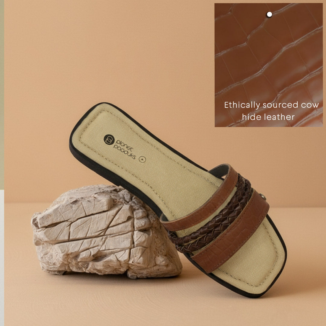 Mira Brown Slides Women