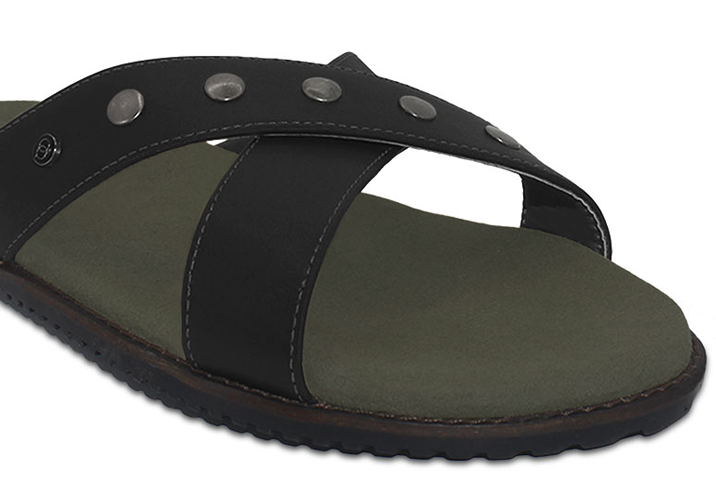 Crossover Design with metal rivets