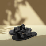 Adi Crossover Vegan Leather Black Slides Men
