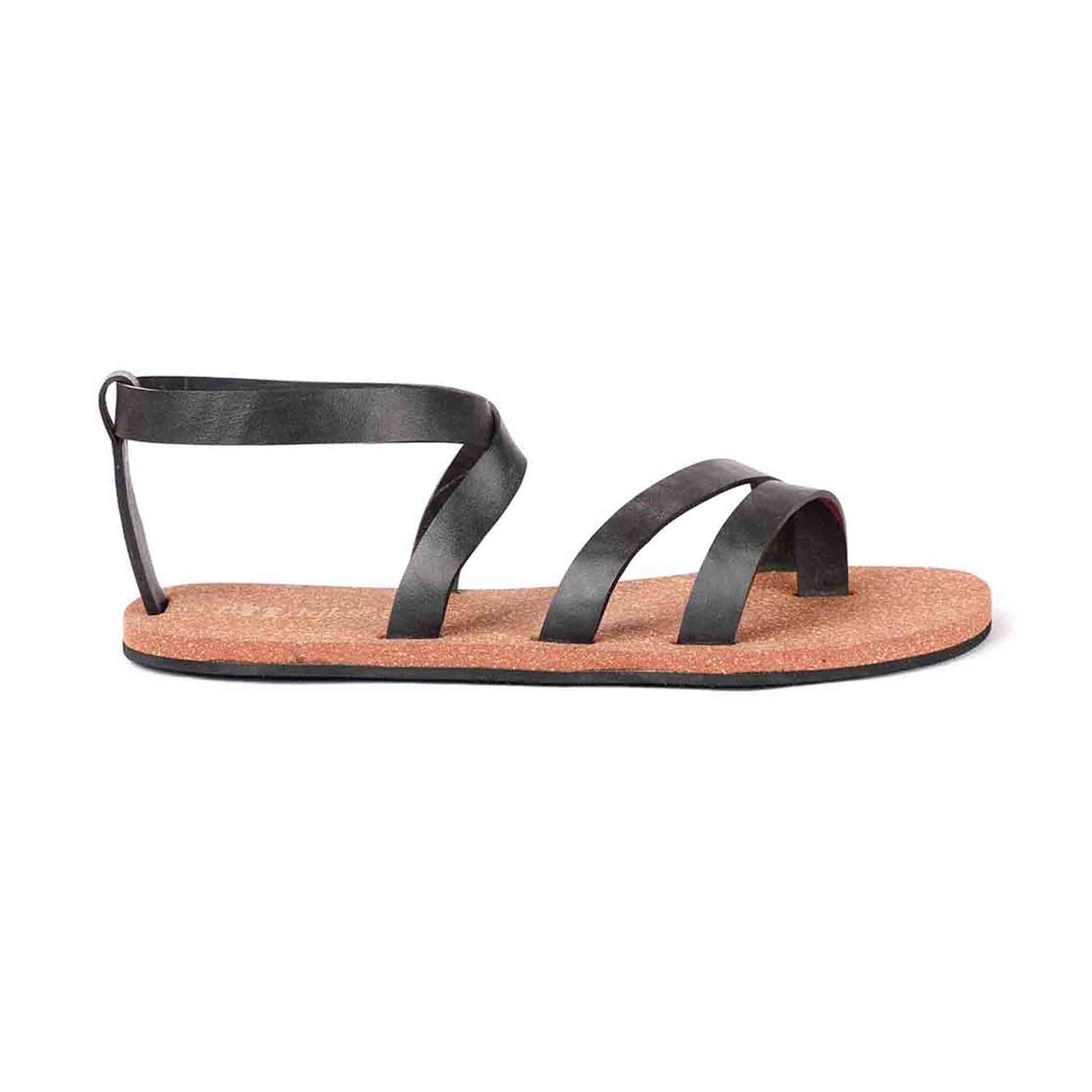 Zee Slingback Cork Brown Sandals Women - Image 3 - Paaduks