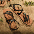Zee Slingback Cork Brown Sandals Women - Image 7 - Paaduks