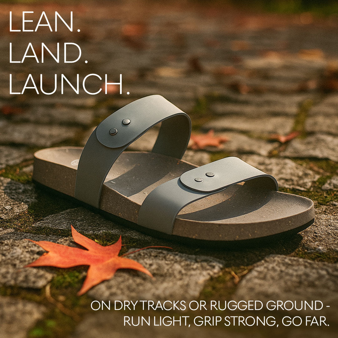 Dual Strap Waterproof Cork Slides