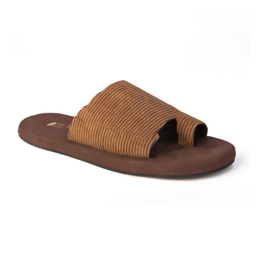 Iru Luxe - Cloak Corduroy Brown Men Slides