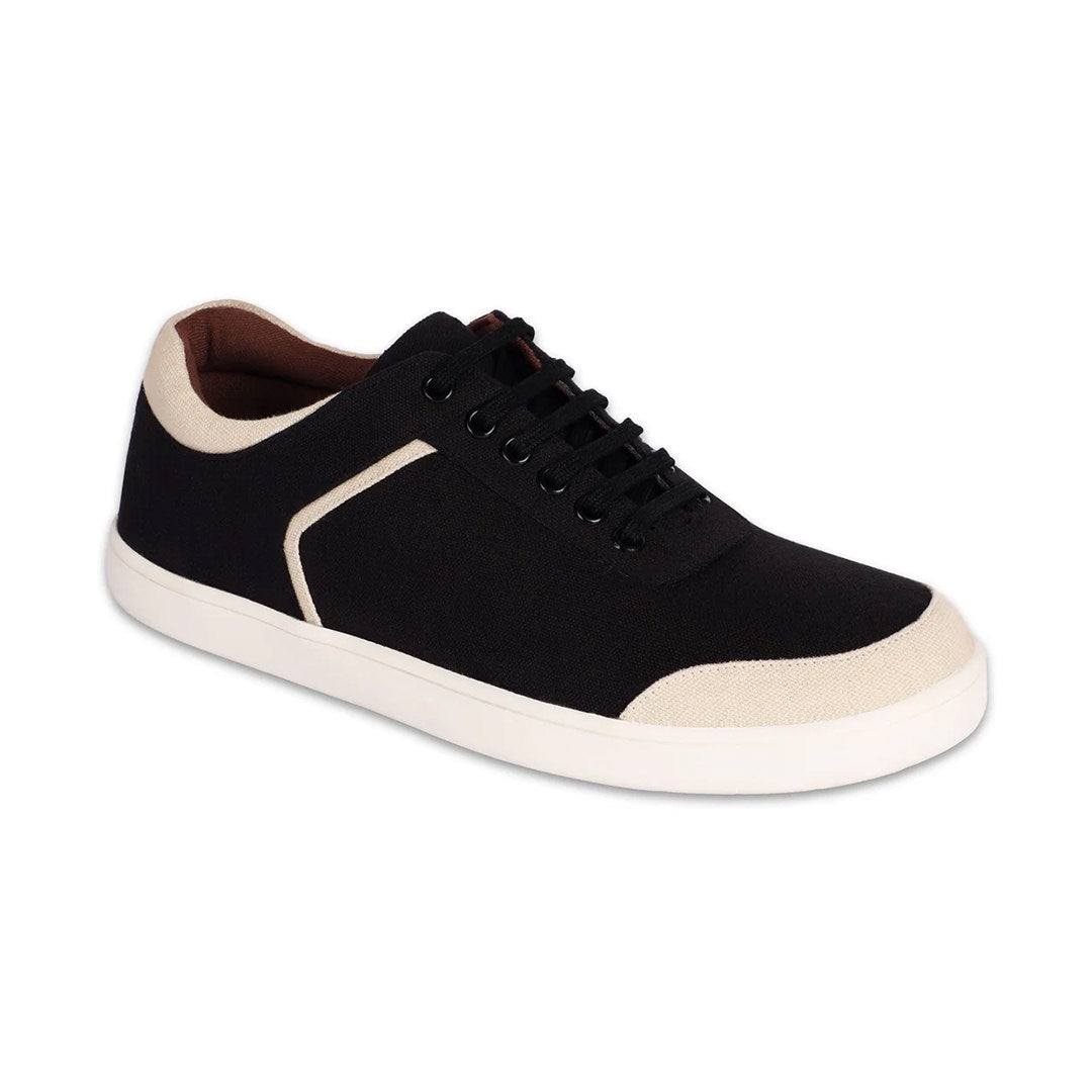 Dan Eco-Sole Sneakers Black and Beige Women