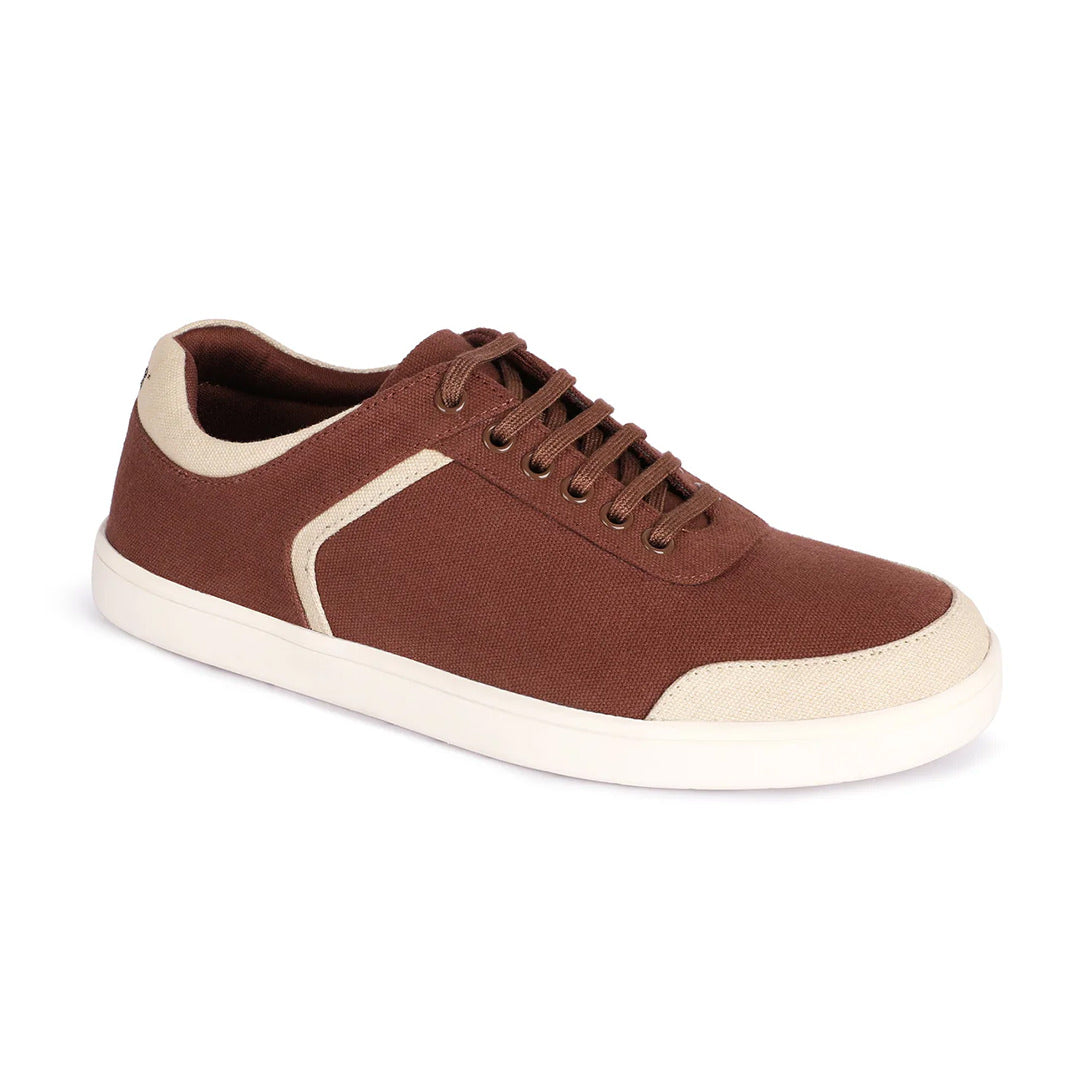 Dan Eco-Sole Sneakers Brown and Beige Women