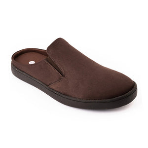 Nest Mules Vegan Suede Brown Men Slip-ons