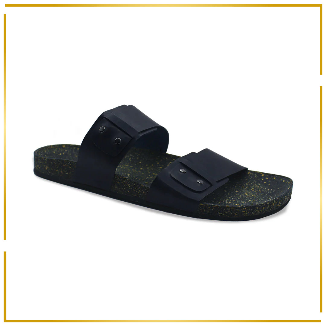 Sora Dark Blue Slides Men