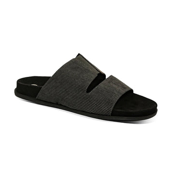 Finn Luxe Cloak Corduroy Grey Men Slides