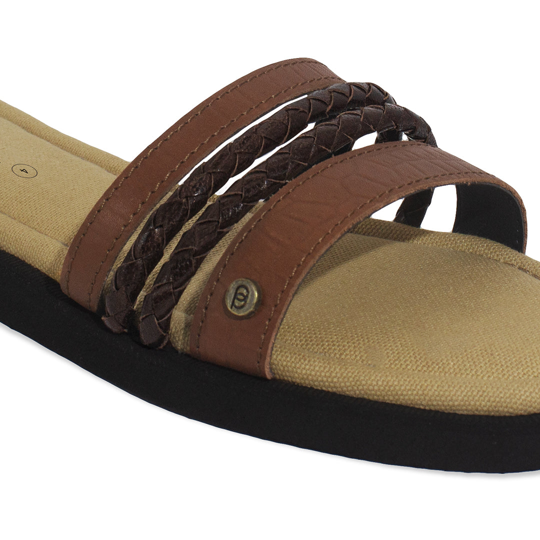 Mira Brown Slides Women