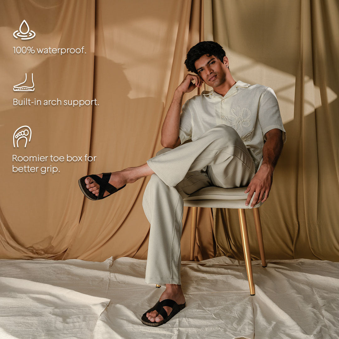 Kai Black Slides Men