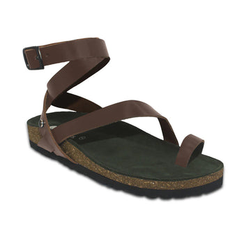 Ensa Brown Sandals Women