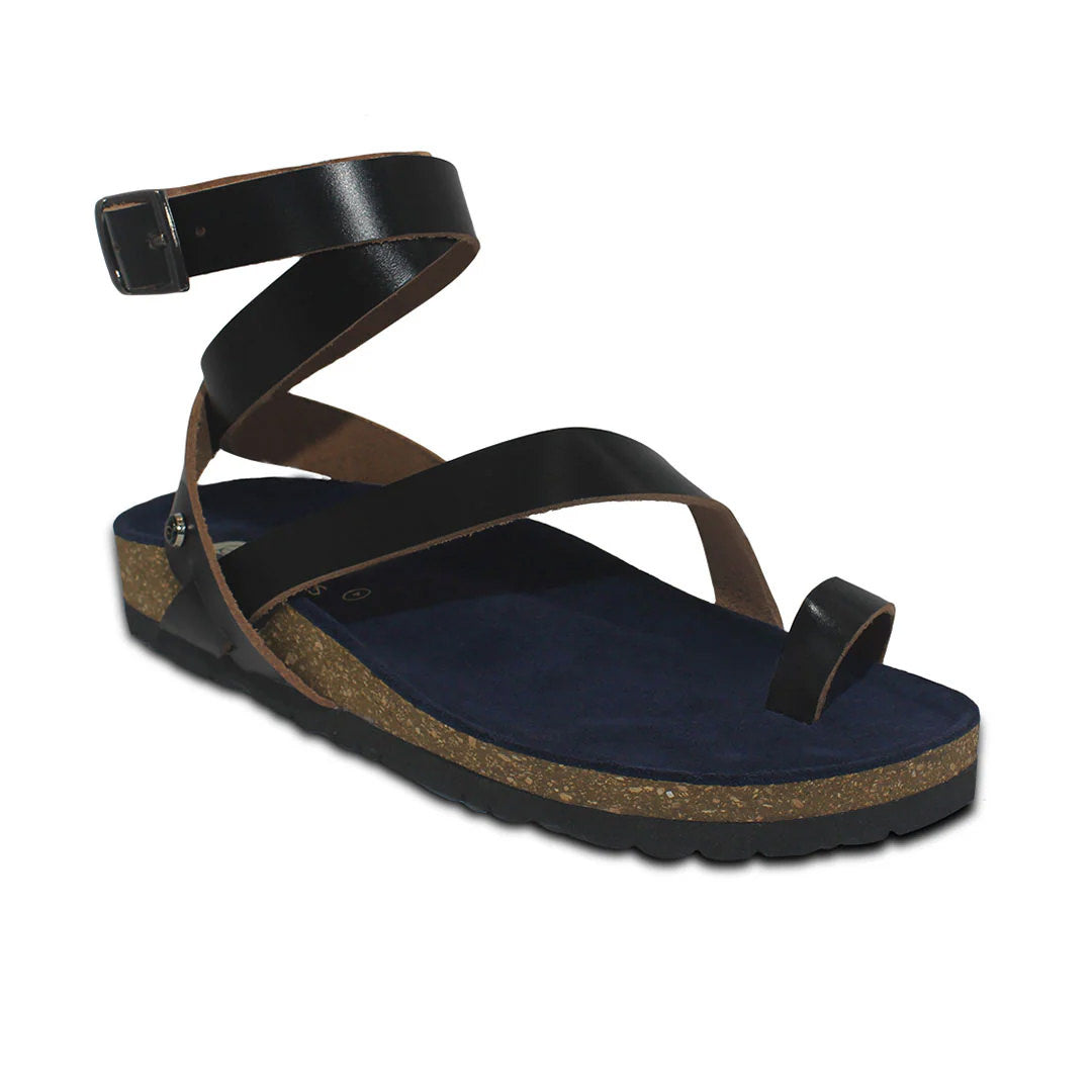 Ensa Black Sandals Women