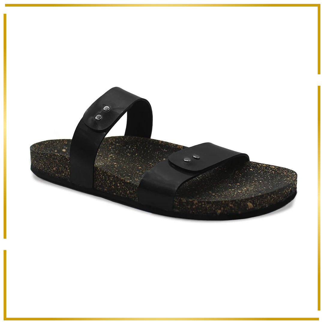 Yume Black Slides Women