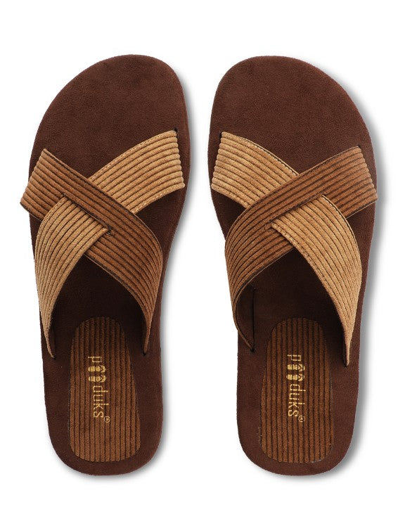 Ben Crossover Corduroy Slides Men - Image 3 - Paaduks