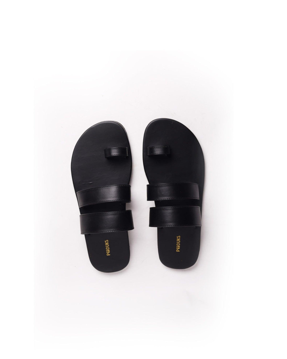 Uri Black | Versatile Casual Flats for Men - Paaduks